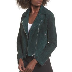 Blank NYC Green Suede Jacket